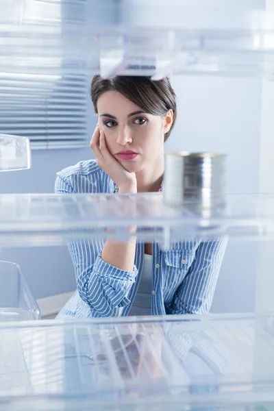 Refrigerador vacío — Foto de Stock