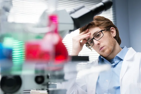 Onderzoeker op het werk — Stockfoto