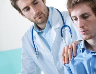 Doktor ve hasta.