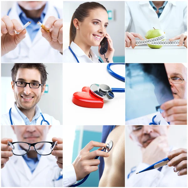 Collage médico —  Fotos de Stock