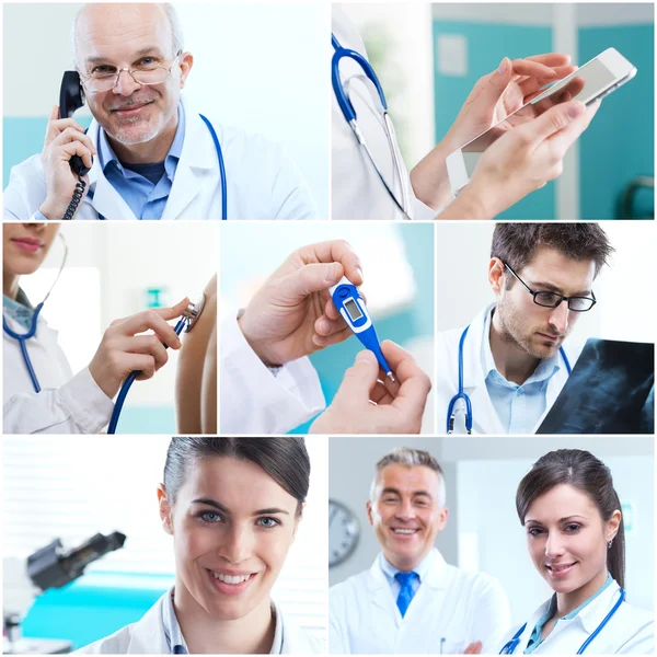 Collage medico — Foto Stock