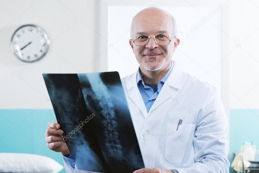 Radiologist at work