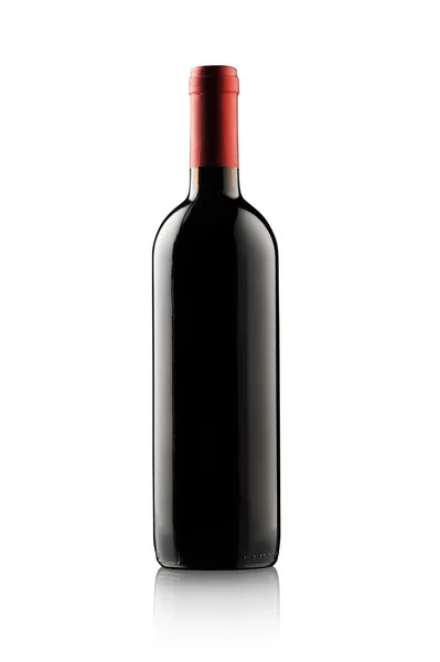 Red wine bottle — Stock Photo, Image