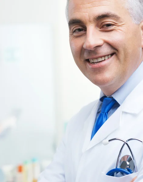 Friendly doctor at the hospital — Stock Photo, Image
