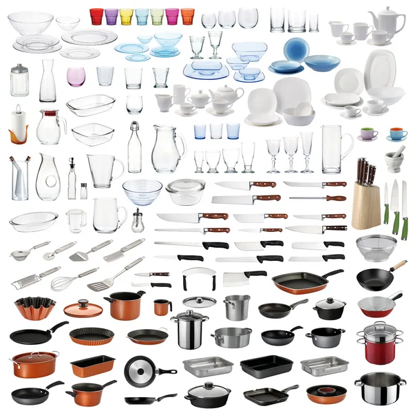Kitchen utensils set — Stock Photo, Image