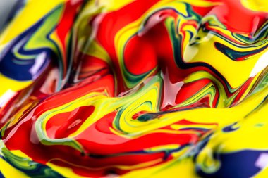 Karışık parlak yağ boyası, soyut parlak arkaplan