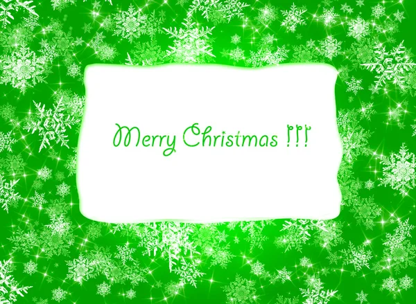 Green Christmas Background. — Stock Photo, Image