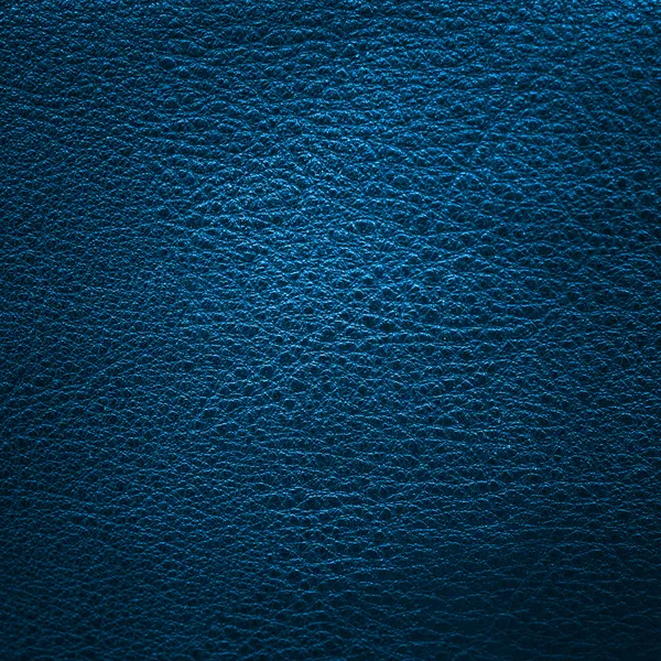 Blue leather — Stock Photo, Image