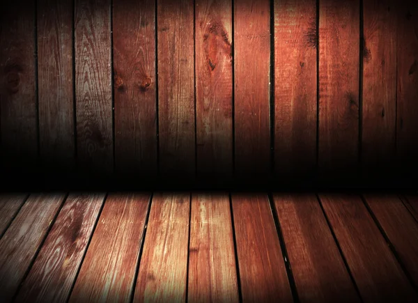木製パネルの壁内部の背景 — ストック写真