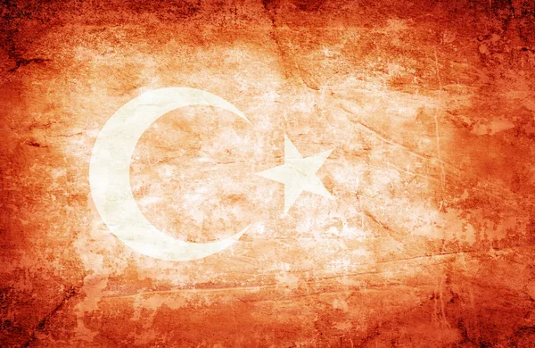 Turkiet flagga — Stockfoto