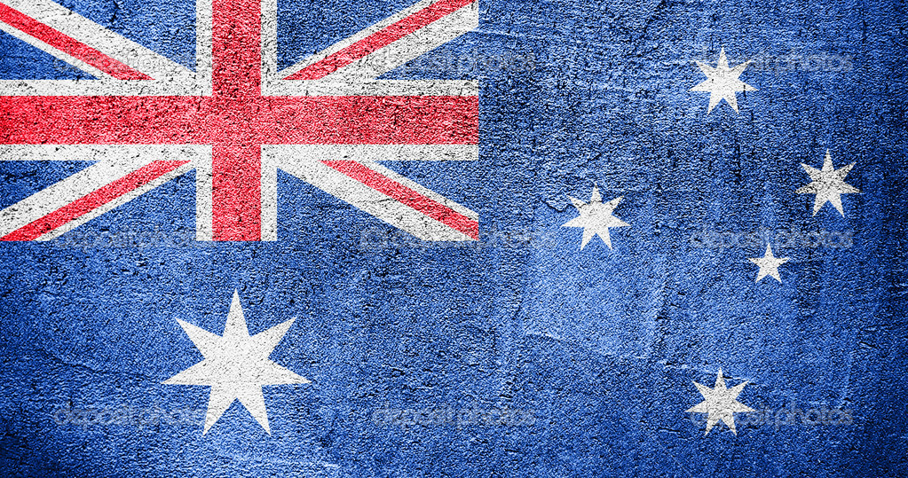 Rend Ende skrivebord Australia grunge flag background Stock Photo by ©kwasny222 29583477