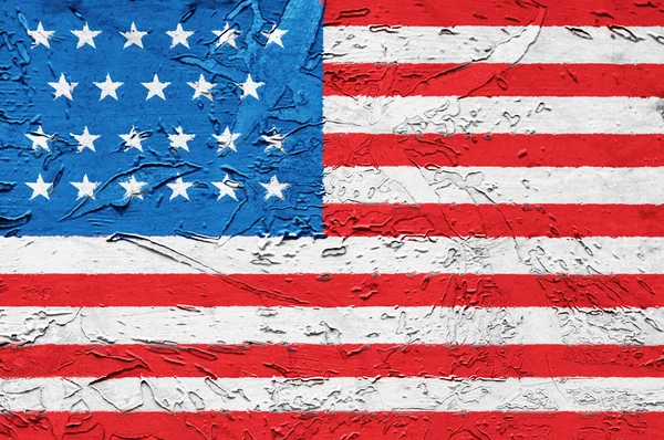 Grunge Amerikaanse vlag achtergrond — Stockfoto