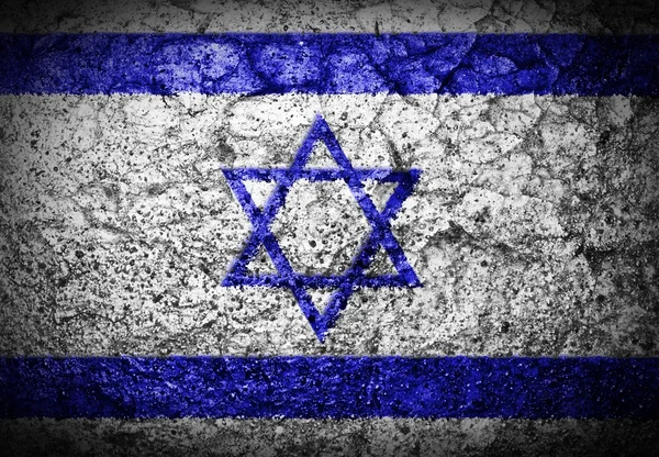 İsrail 'in grunge bayrağı — Stok fotoğraf