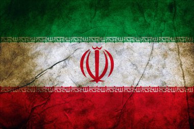 iran bayrağı Grunge