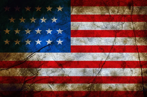 Grunge flag of USA — Stock Photo, Image