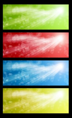 renkli web Banner koymak