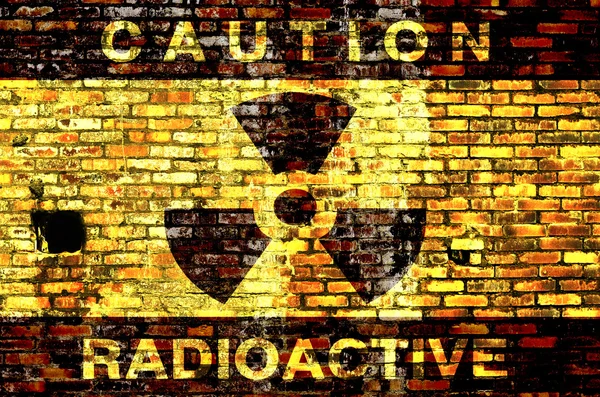 Radioactieve achtergrond — Stockfoto