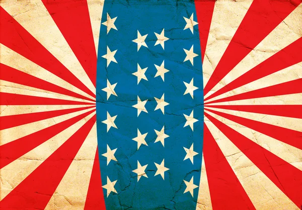 Amerykański plakat — Zdjęcie stockowe