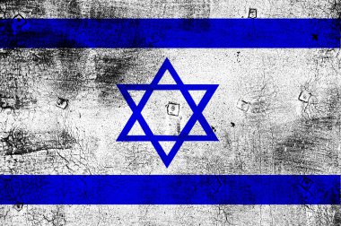İsrail 'in grunge bayrağı