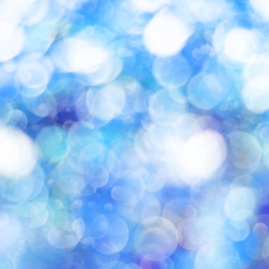 Mavi bokeh arkaplanı