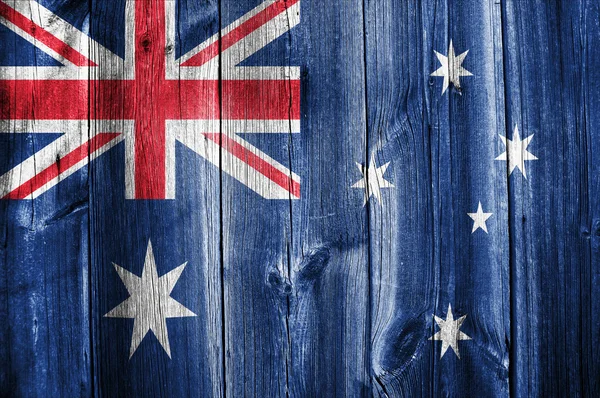 Grunge vlag van Australië — Stockfoto