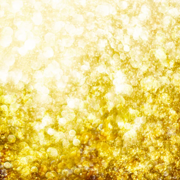 Ouro desfocado fundo bokeh — Fotografia de Stock