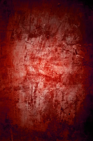 Grunge mur rouge — Photo