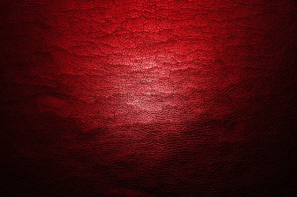 Texture o sfondo in pelle rossa — Foto Stock