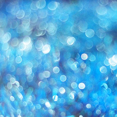 Mavi bokeh arkaplanı
