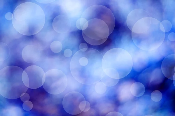 Blauer Bokeh-Hintergrund — Stockfoto