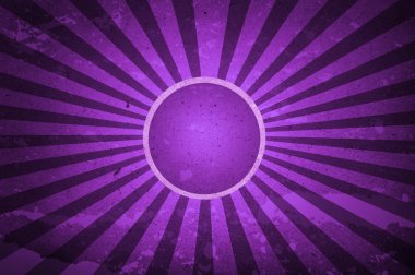 Güneş ışını ile boyalı güneş ile antika arka plan