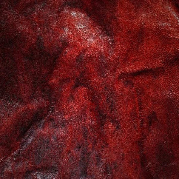 Texture o sfondo in pelle rossa — Foto Stock