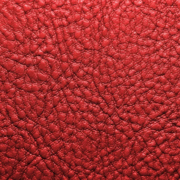 Rode leder texture voor achtergrond — Stockfoto