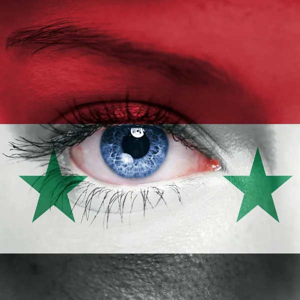 Syrienfahne — Stockfoto