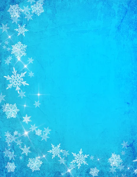 蓝色圣诞背景 — 图库照片