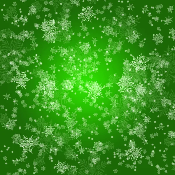 Green christmas background — Stock Photo, Image