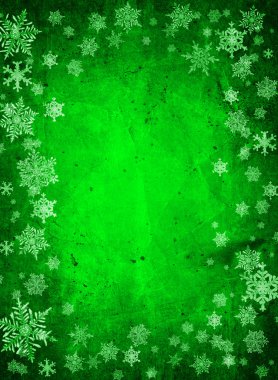 Yeşil Noel arka