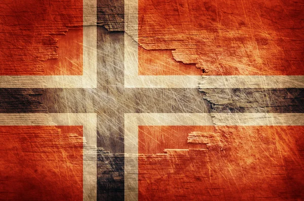 Флаг Норвегии — стоковое фото