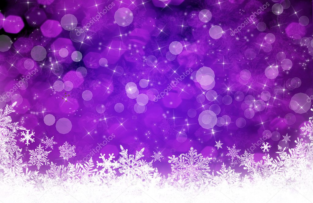 Purple christmas background. 