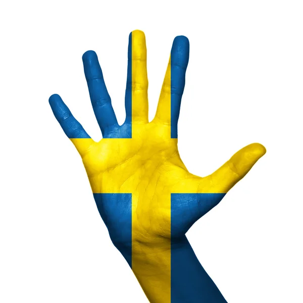 Sverige flagga — Stockfoto