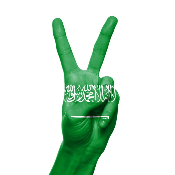 Flaga Arabii Saudyjskiej — Zdjęcie stockowe