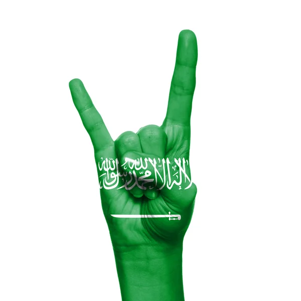 Bandeira saudita — Fotografia de Stock