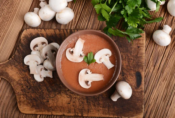 Mushrooms cream — Stock Photo, Image