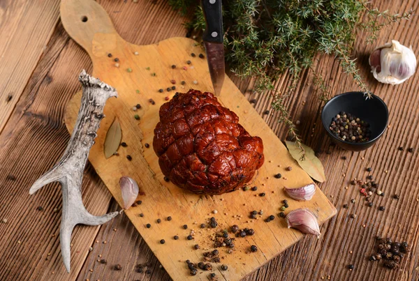 Homemade ham — Stock Photo, Image