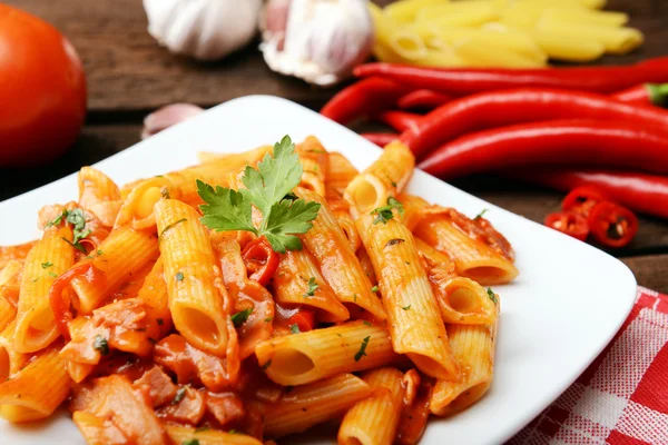 Pasta arrabiata — Foto de Stock