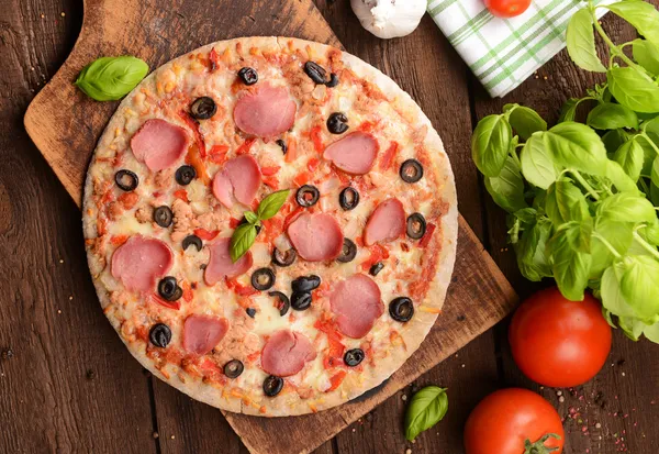 Pizza — Stockfoto