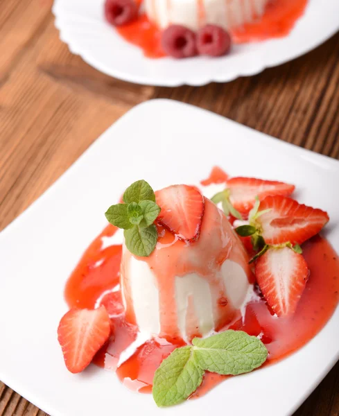 Panna cotta — Stockfoto