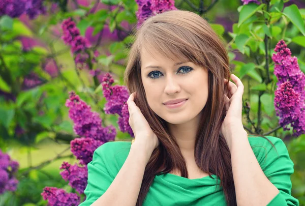 Retrato de primavera — Fotografia de Stock