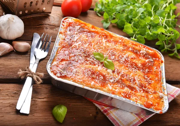 Lasagne Bolognese — Stockfoto