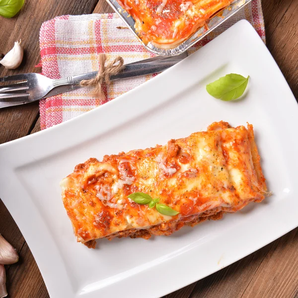 Lasagne bolognese — Stockfoto